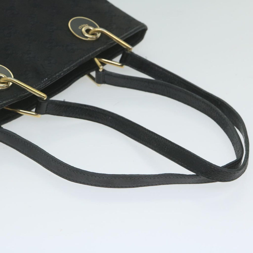 GUCCI GG Canvas Tote Bag Black 120840 61899