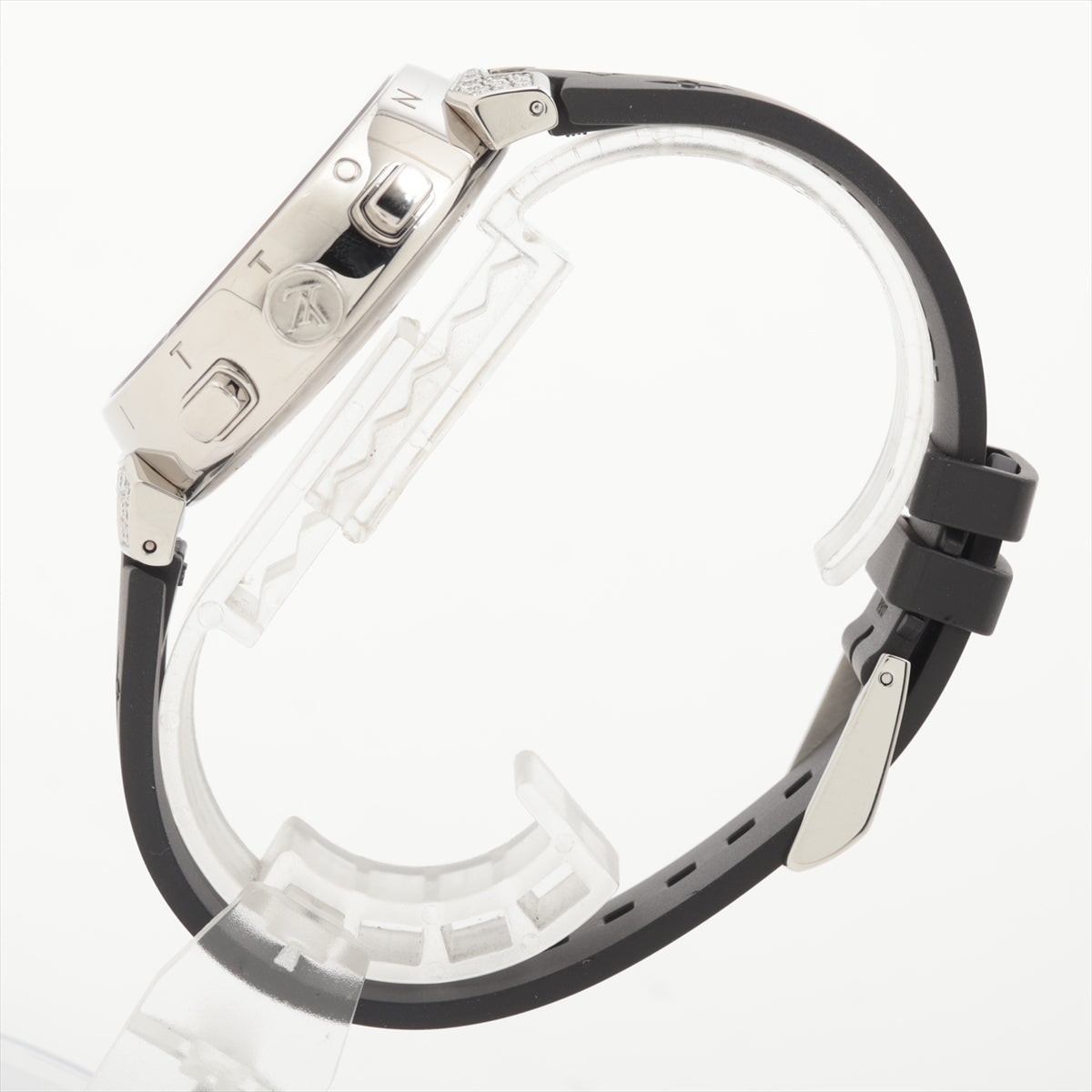Louis Vuitton Tambour Larinth Cup Q11BK SS Loveyrinth QZ Black