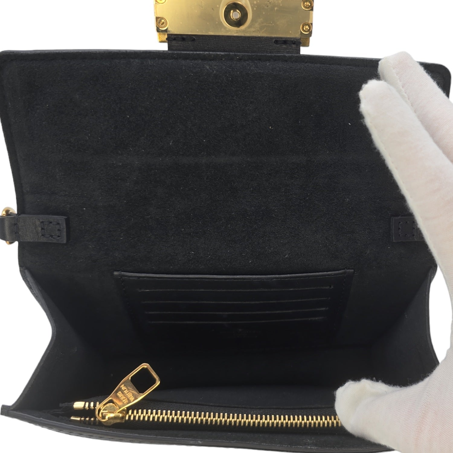 Louis Vuitton Since 1854 Dauphine Monogram Jacquard Chain Wallet
