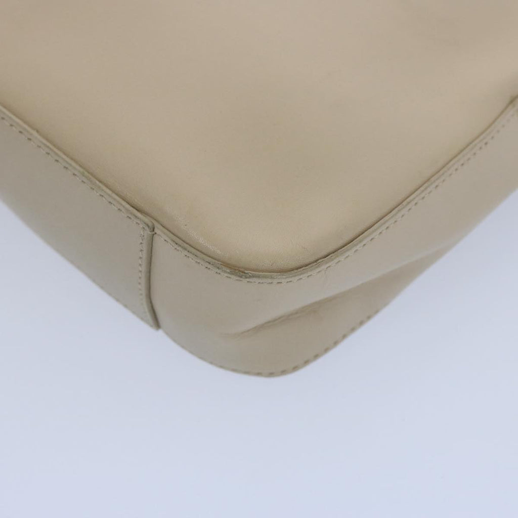 GUCCI Shoulder Bag Leather Outlet Cream 001 3812 61936