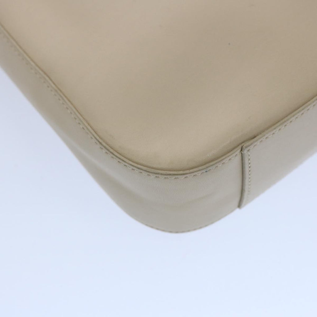 GUCCI Shoulder Bag Leather Outlet Cream 001 3812 61936