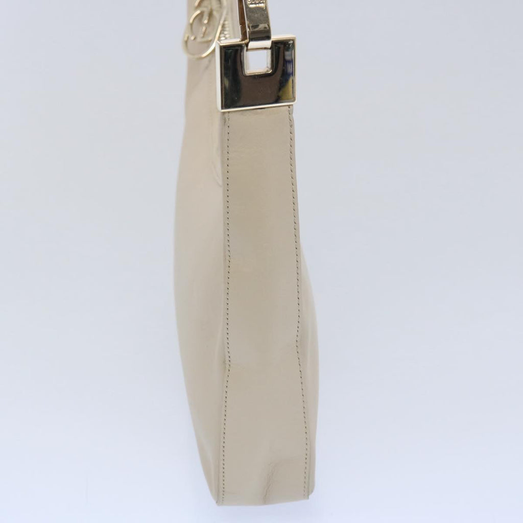 GUCCI Shoulder Bag Leather Outlet Cream 001 3812 61936
