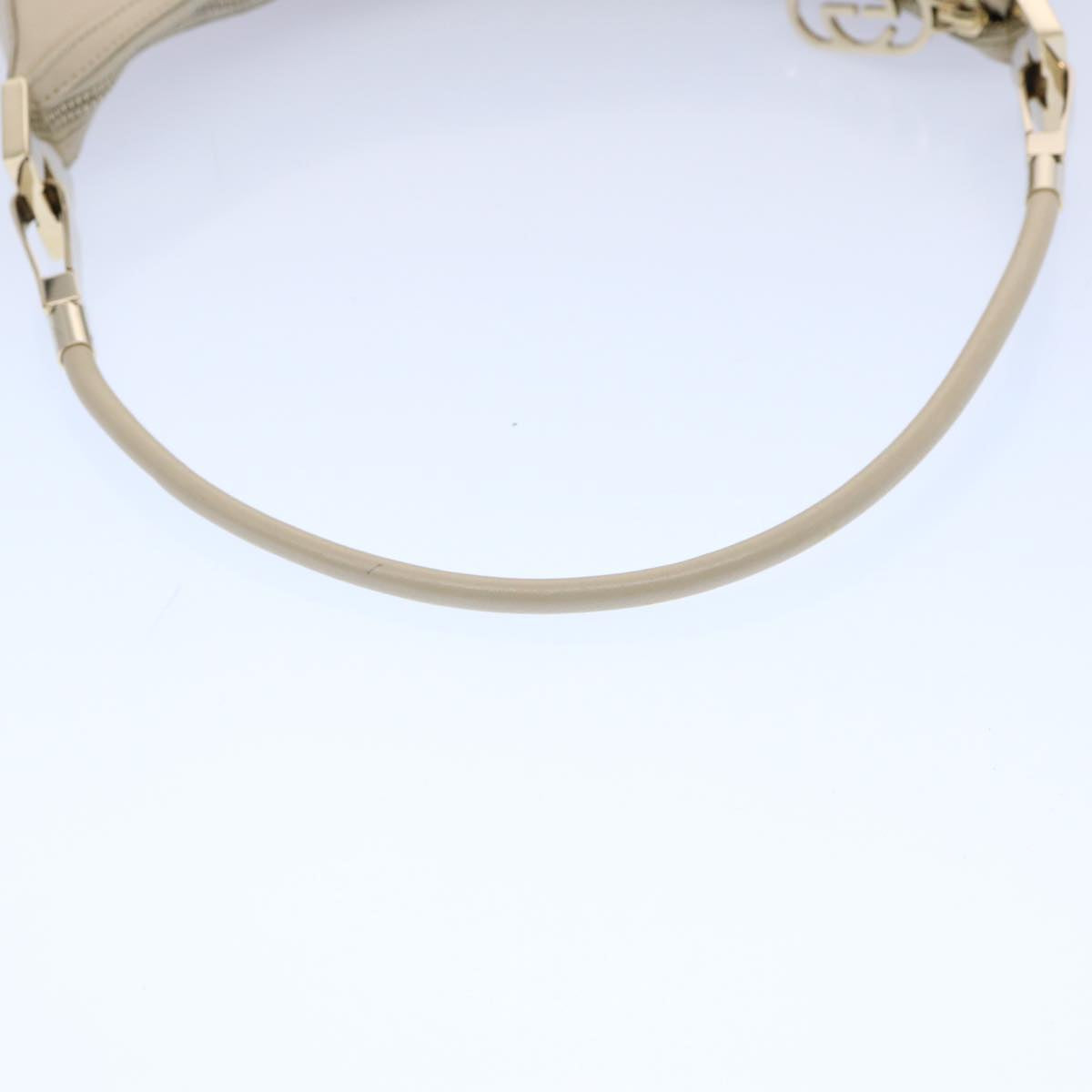 GUCCI Shoulder Bag Leather Outlet Cream 001 3812 61936