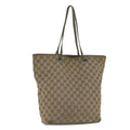 GUCCI GG Canvas Tote Bag Beige 31243 61956