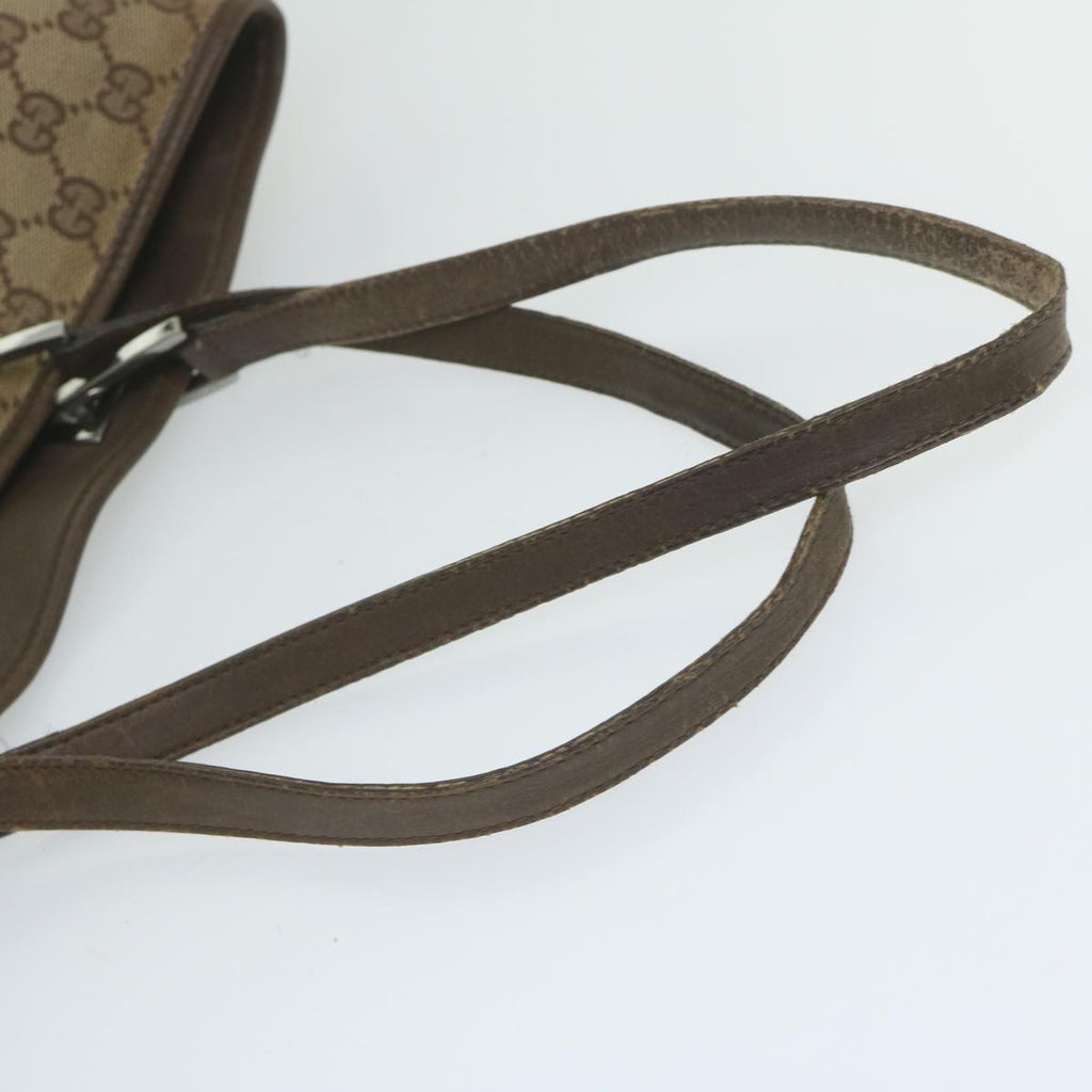 GUCCI GG Canvas Tote Bag Beige 31243 61956