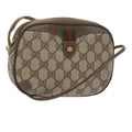 GUCCI GG Supreme Web Sherry Line Shoulder Bag Beige Red 89 02 066 61995