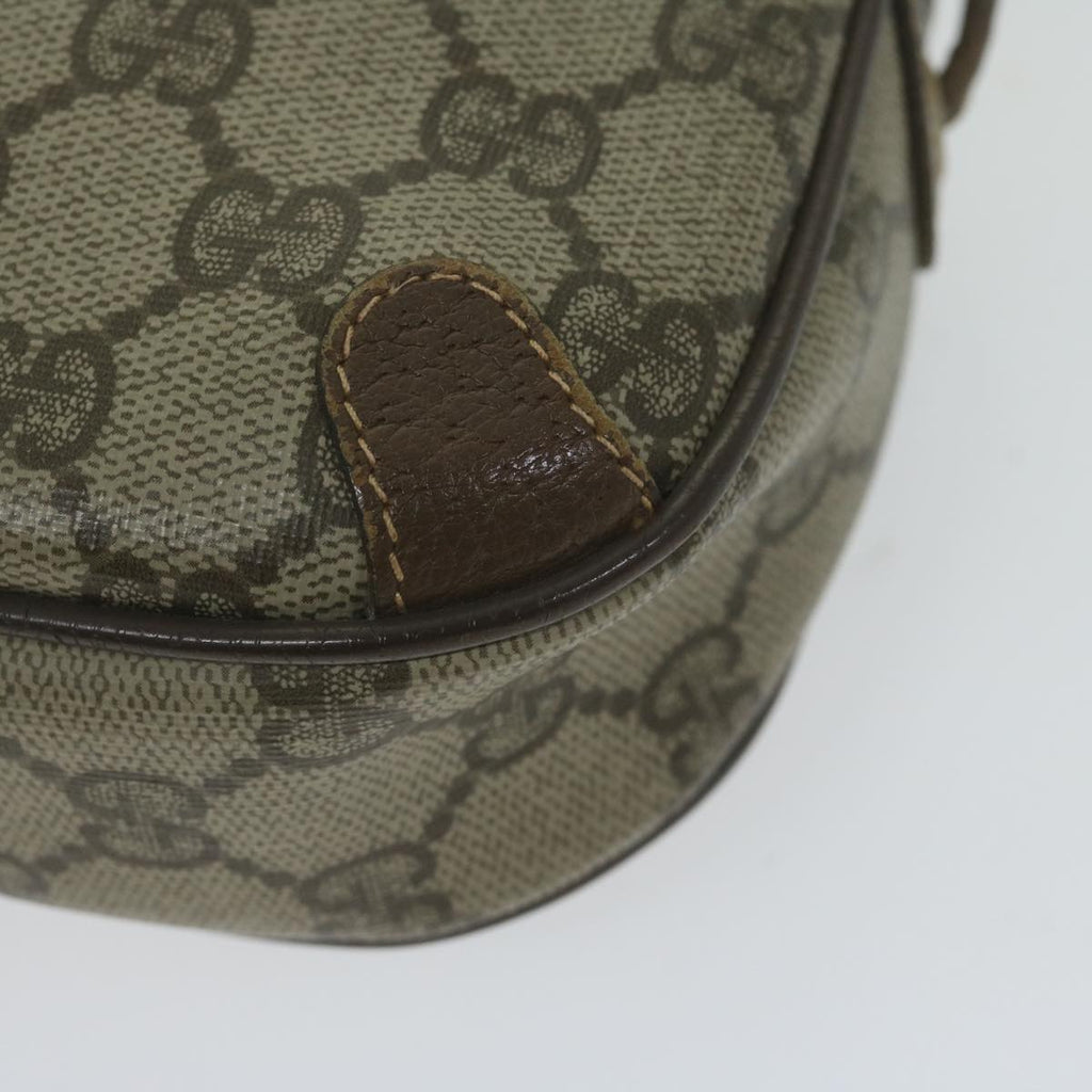 GUCCI GG Supreme Web Sherry Line Shoulder Bag Red Beige 89 02 066 61996