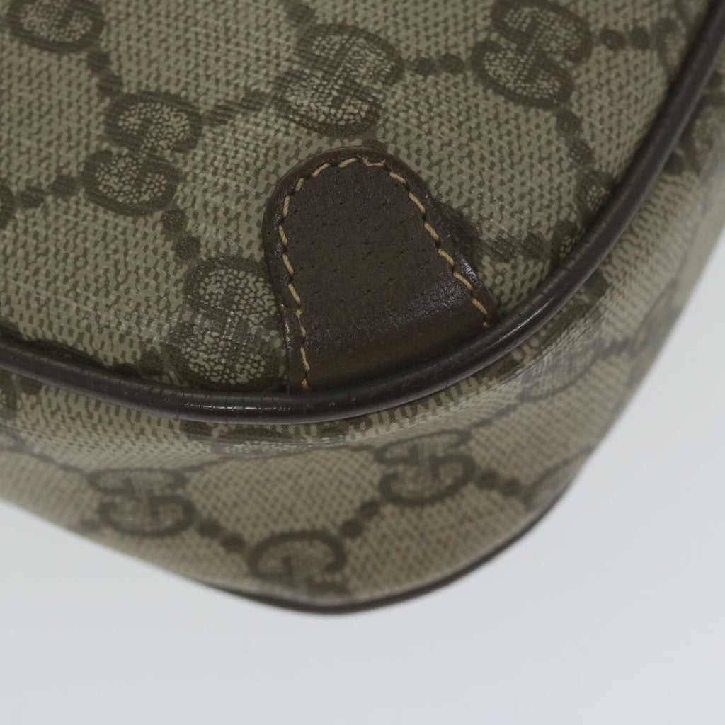 GUCCI GG Supreme Web Sherry Line Shoulder Bag Red Beige 89 02 066 61996