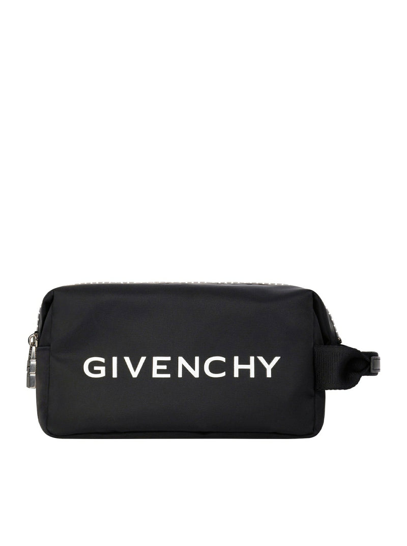 Miu Miu Men G-Zip Toiletry Bag In Nylon