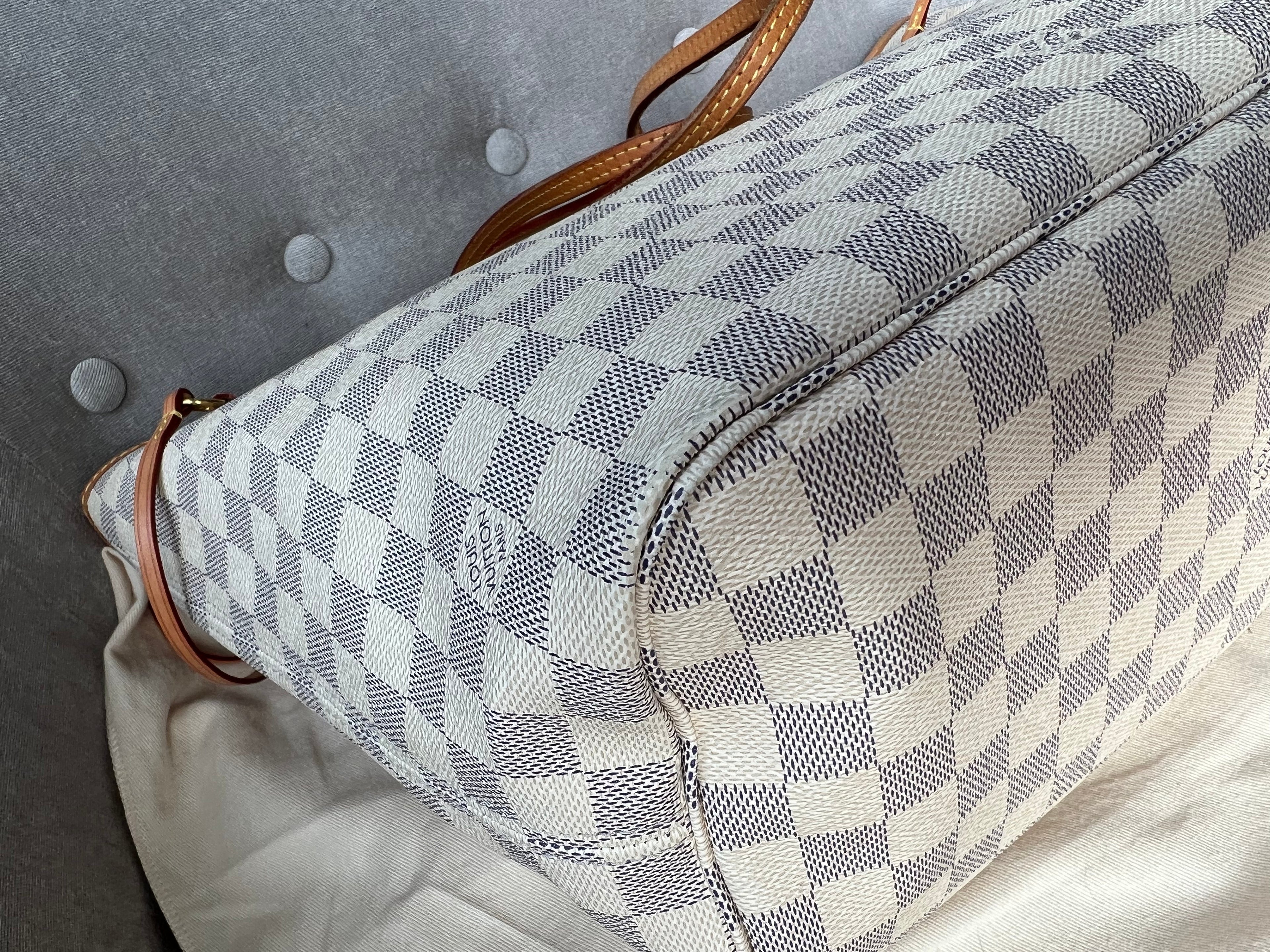 Louis Vuitton Neverfull MM  Damier Azur (RRP £1,410)
