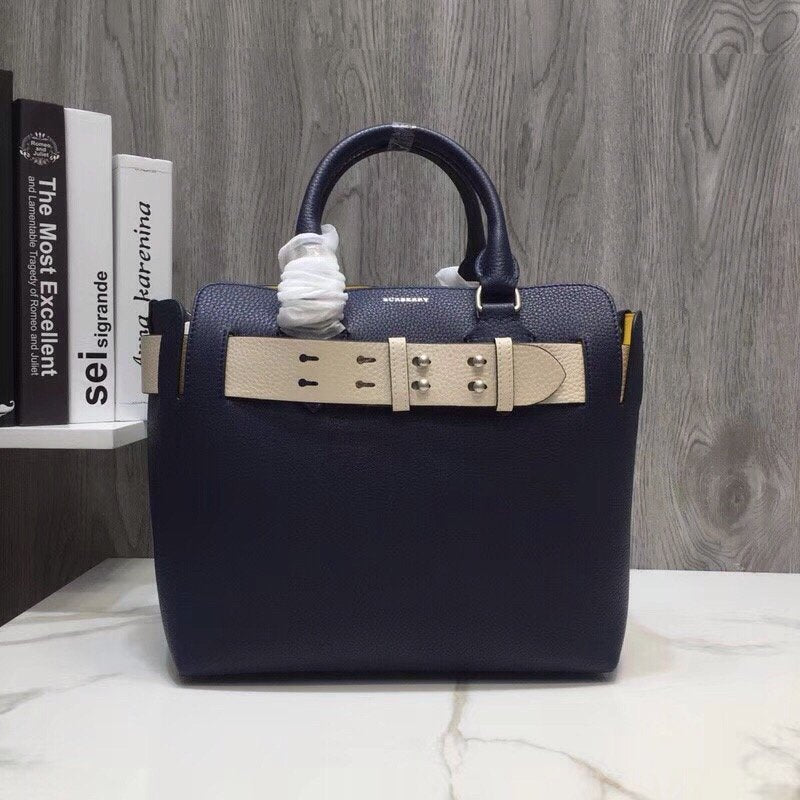 GLAMI Small Triple Stud Belt Bag Blue For Women, Bags 14in/36cm