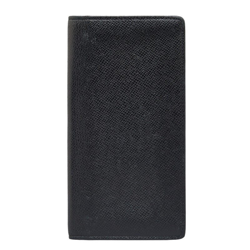 Louis Vuitton Taiga Braza Long Wallet M30501 Black Leather Mens Louis Vuitton