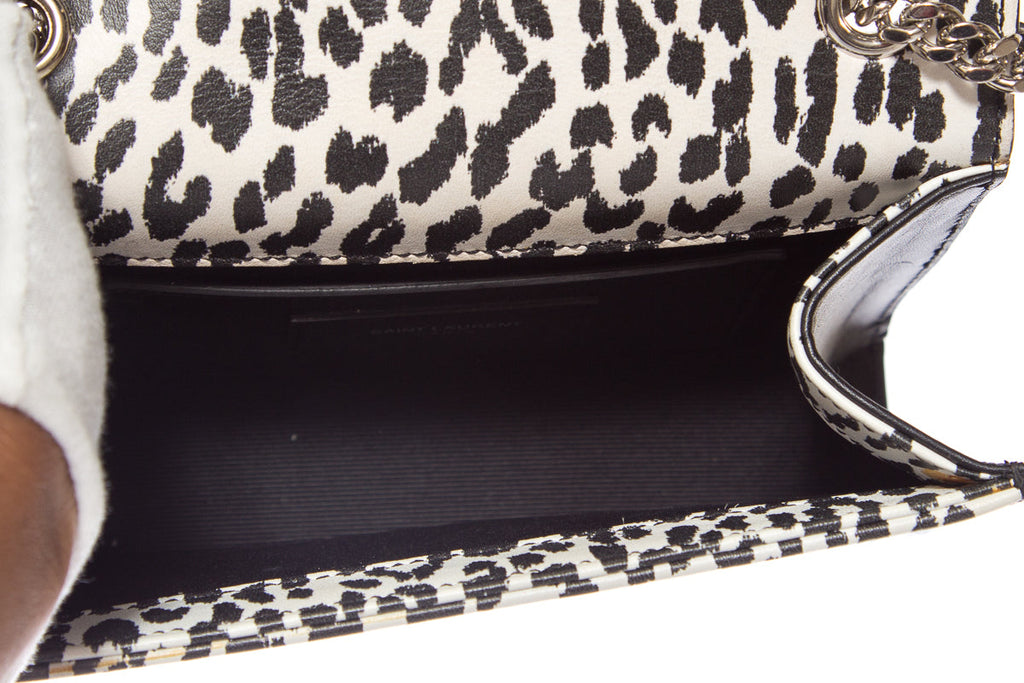 Yves Saint Laurent Black and White Cross-Body