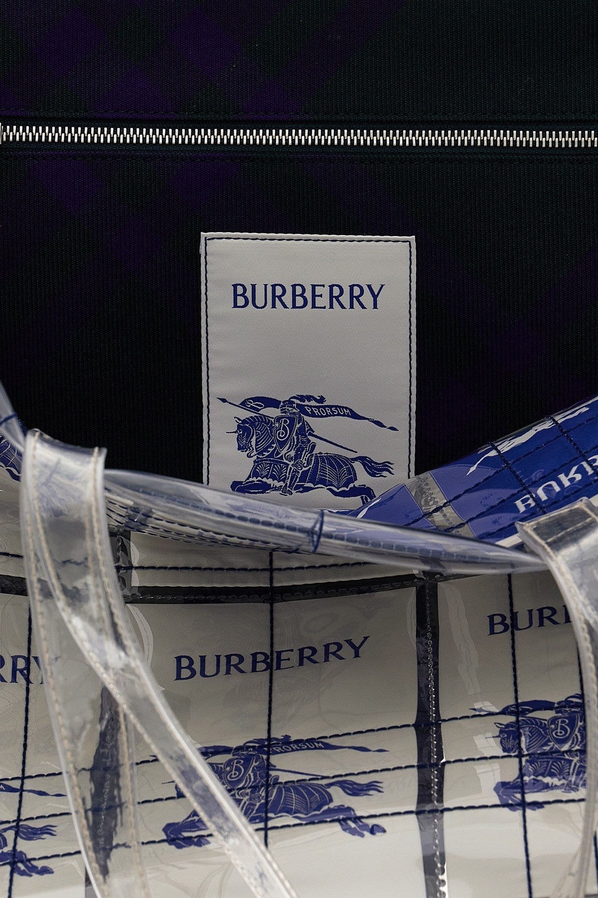 Burberry Women 'Ekd' Label Shopping Bag