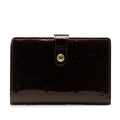 Louis Vuitton Monogram Verne Portefolio Vienna Double Fold Wallet M93521 Amarant Pearl Patent Leather  Louis Vuitton