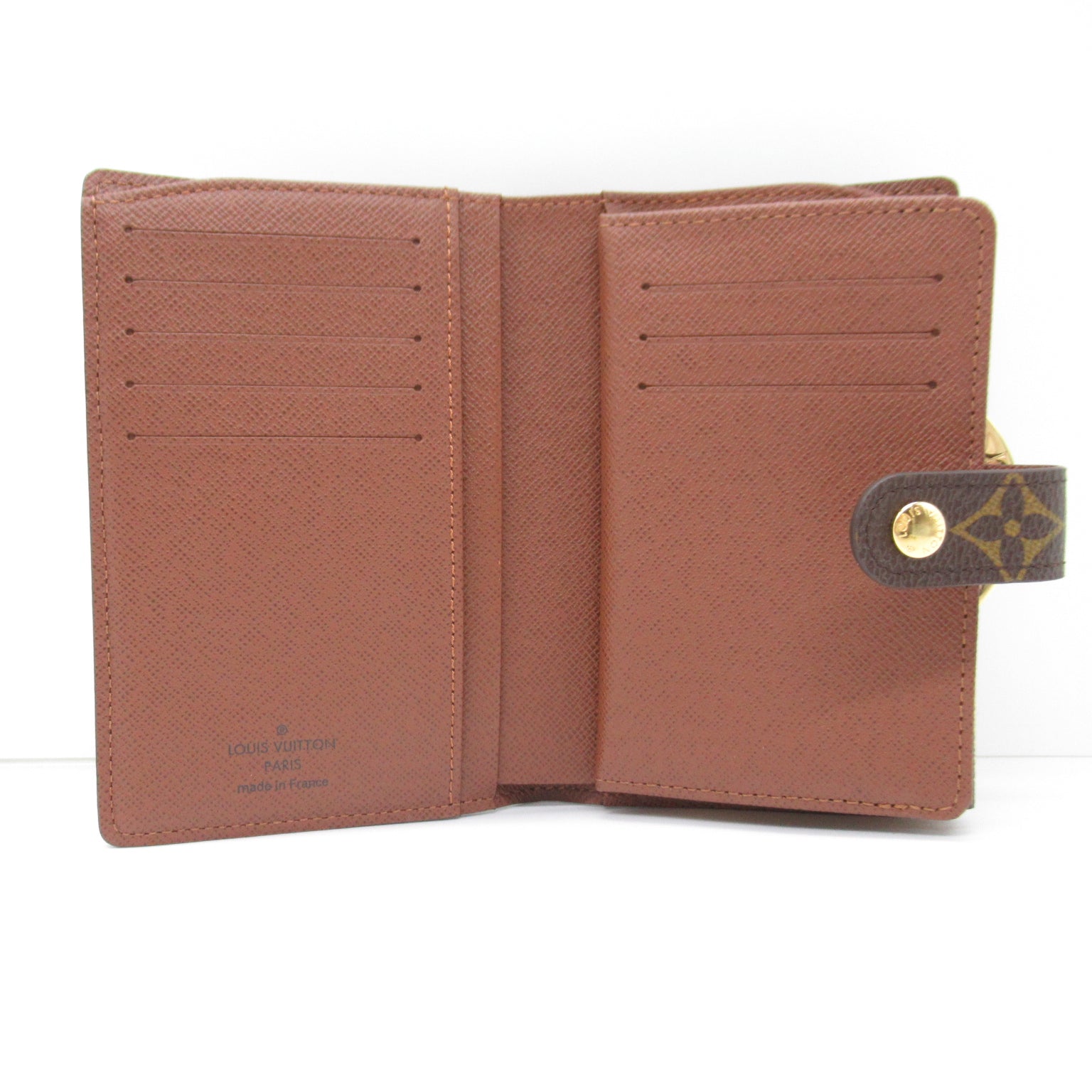Louis Vuitton Louis Vuitton Portefolio Vienna Double Fold Wallet Wallet PVC Coated Canvas Monogram   Brown M61674