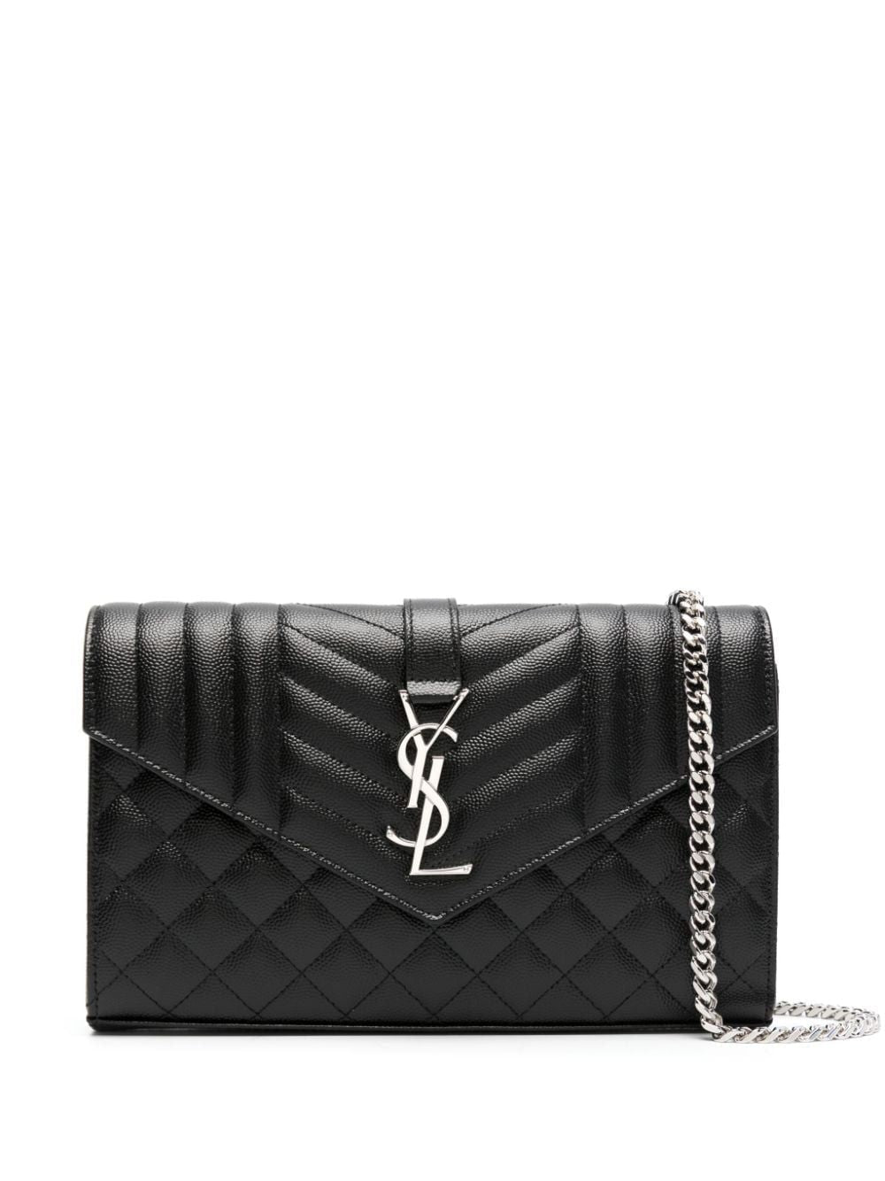 Matelasse Grain Quilted Clutch