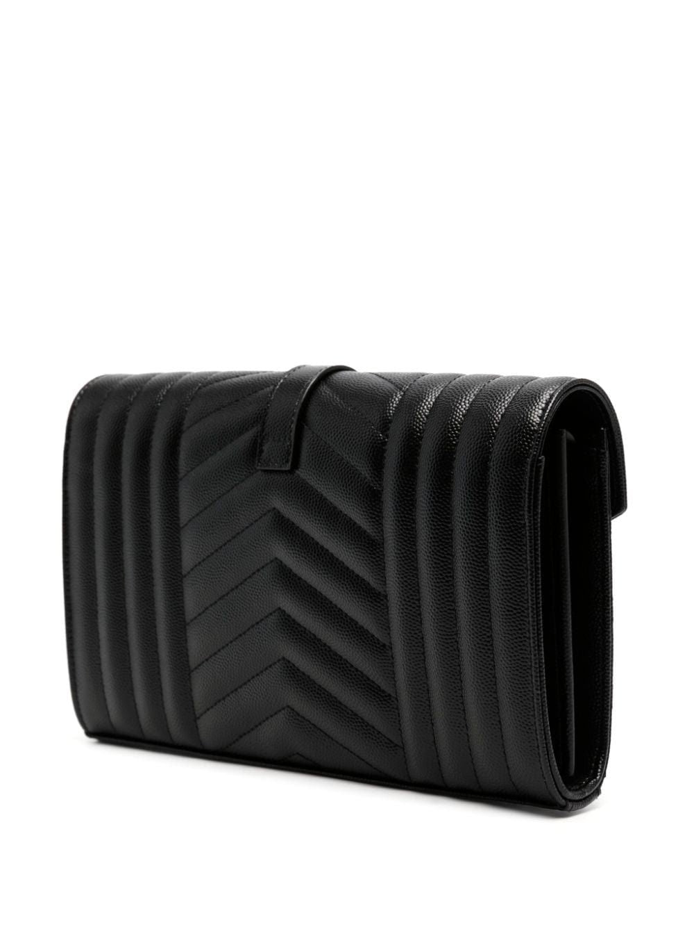 Matelasse Grain Quilted Clutch