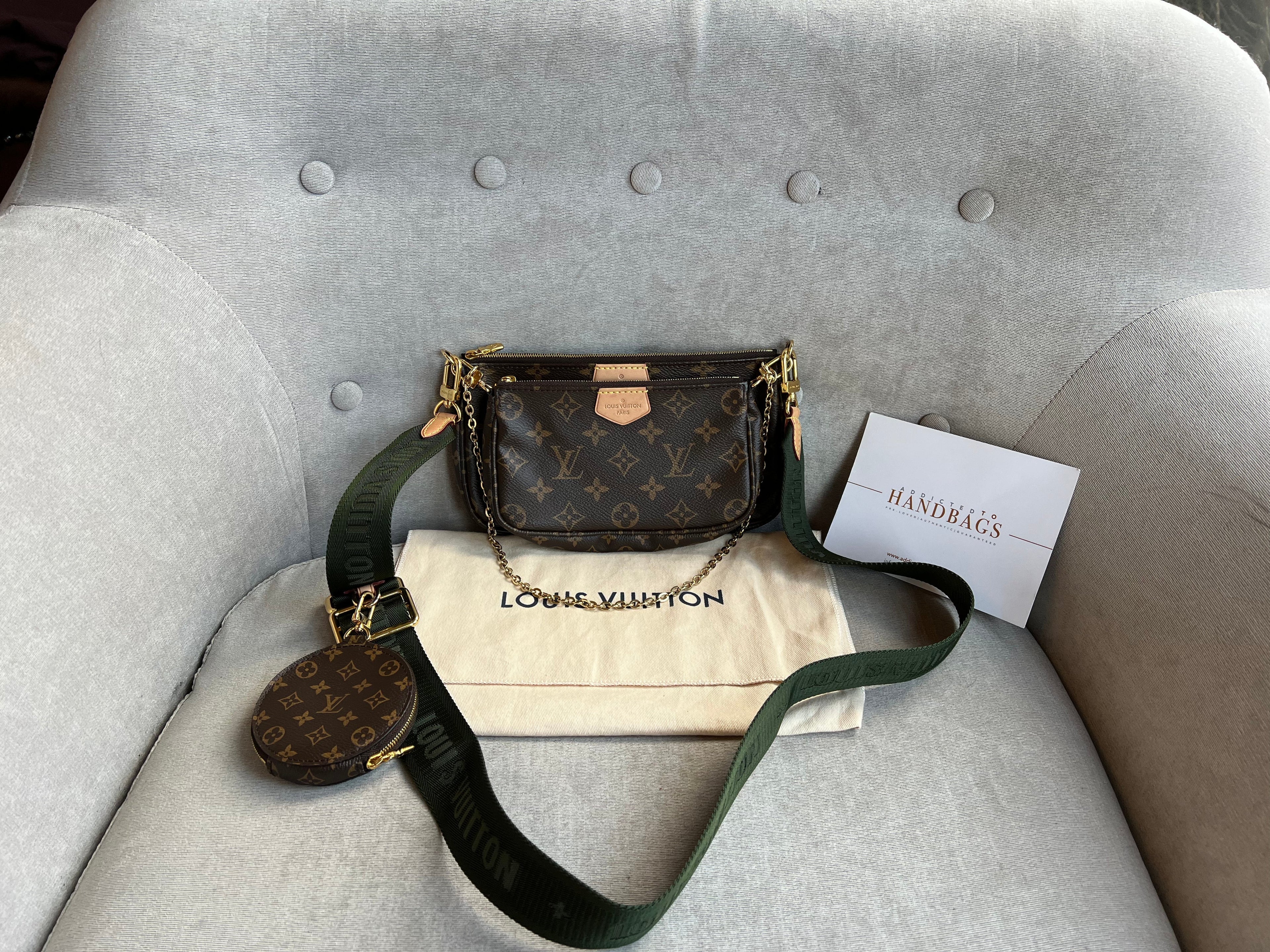 Louis Vuitton Multi Pochette Accessoires Khaki (RRP £1970)