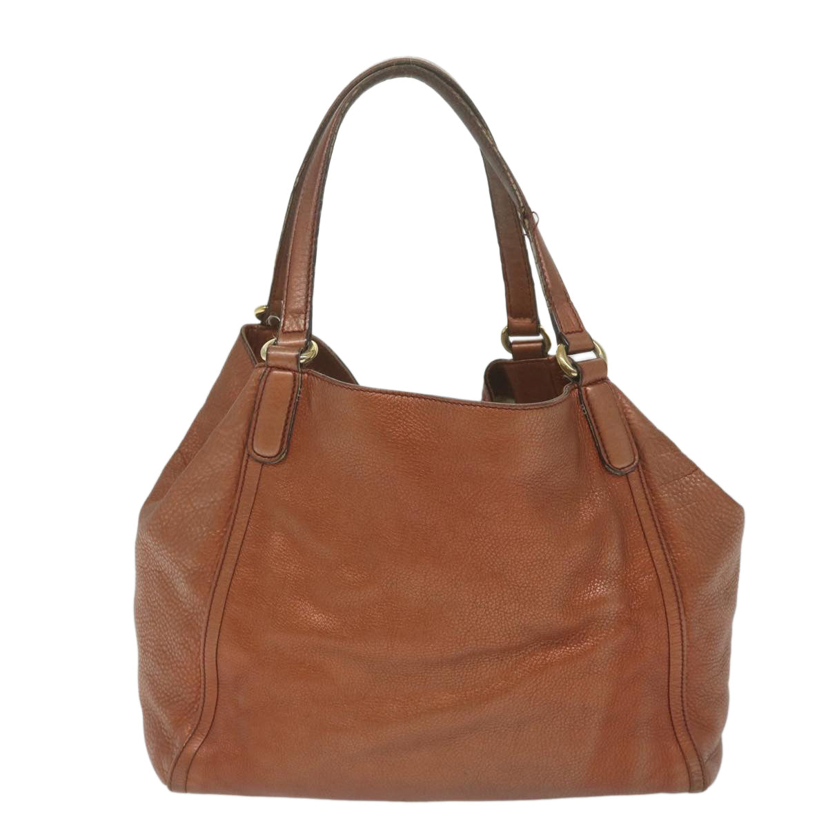 GUCCI Soho Tote Bag Leather Bronze 282309 62081