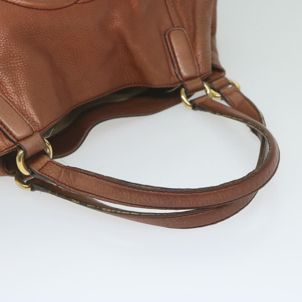 GUCCI Soho Tote Bag Leather Bronze 282309 62081