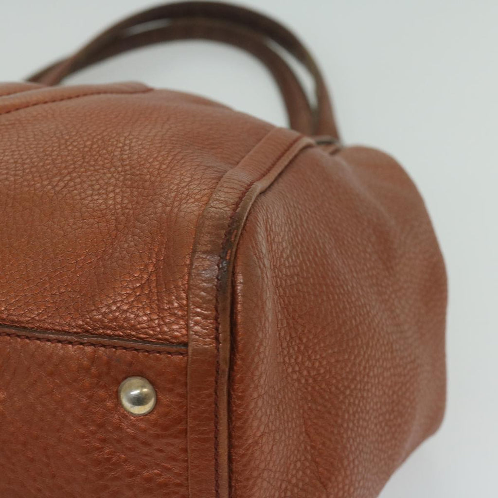 GUCCI Soho Tote Bag Leather Bronze 282309 62081