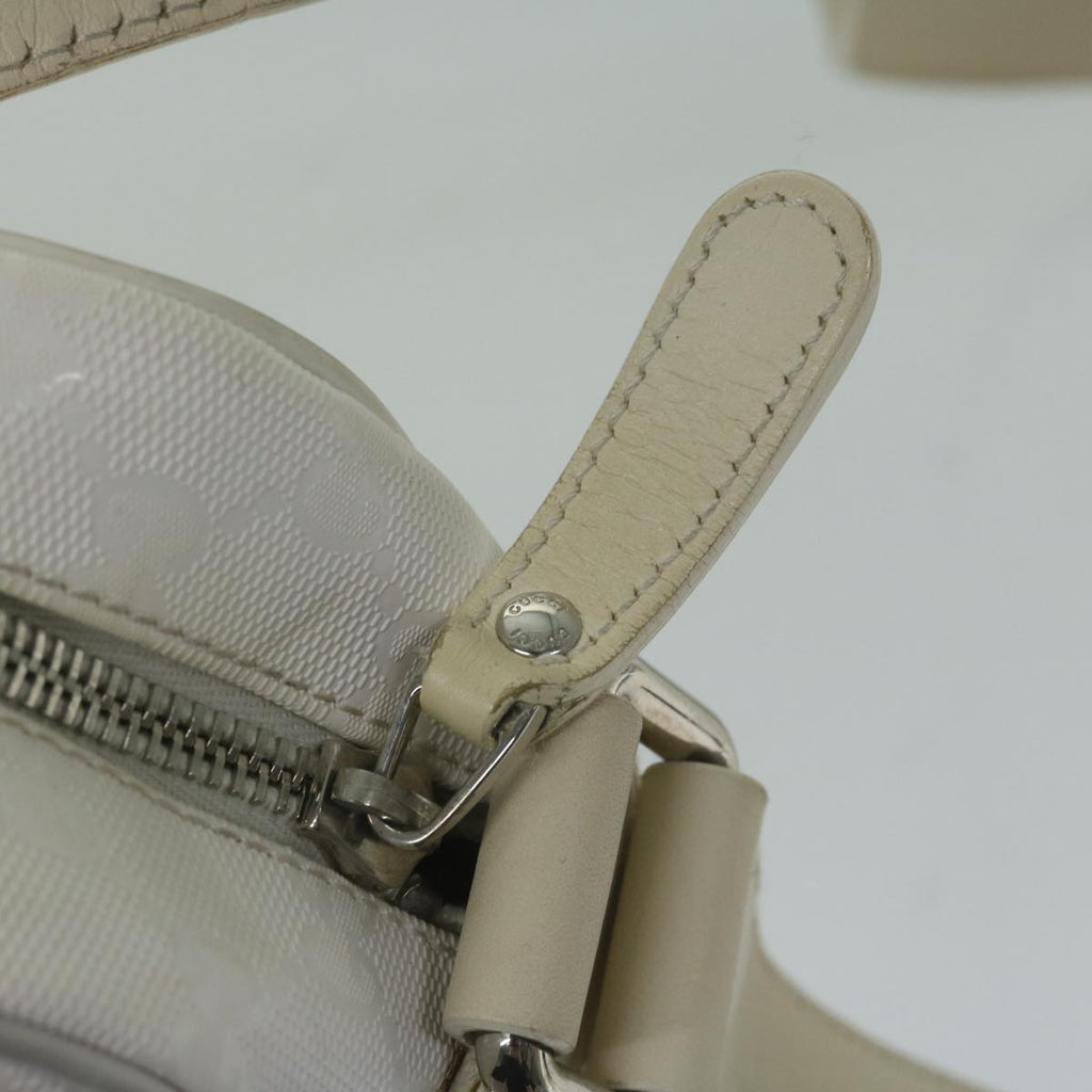 GUCCI GG implementation Shoulder Bag White 201448 62086