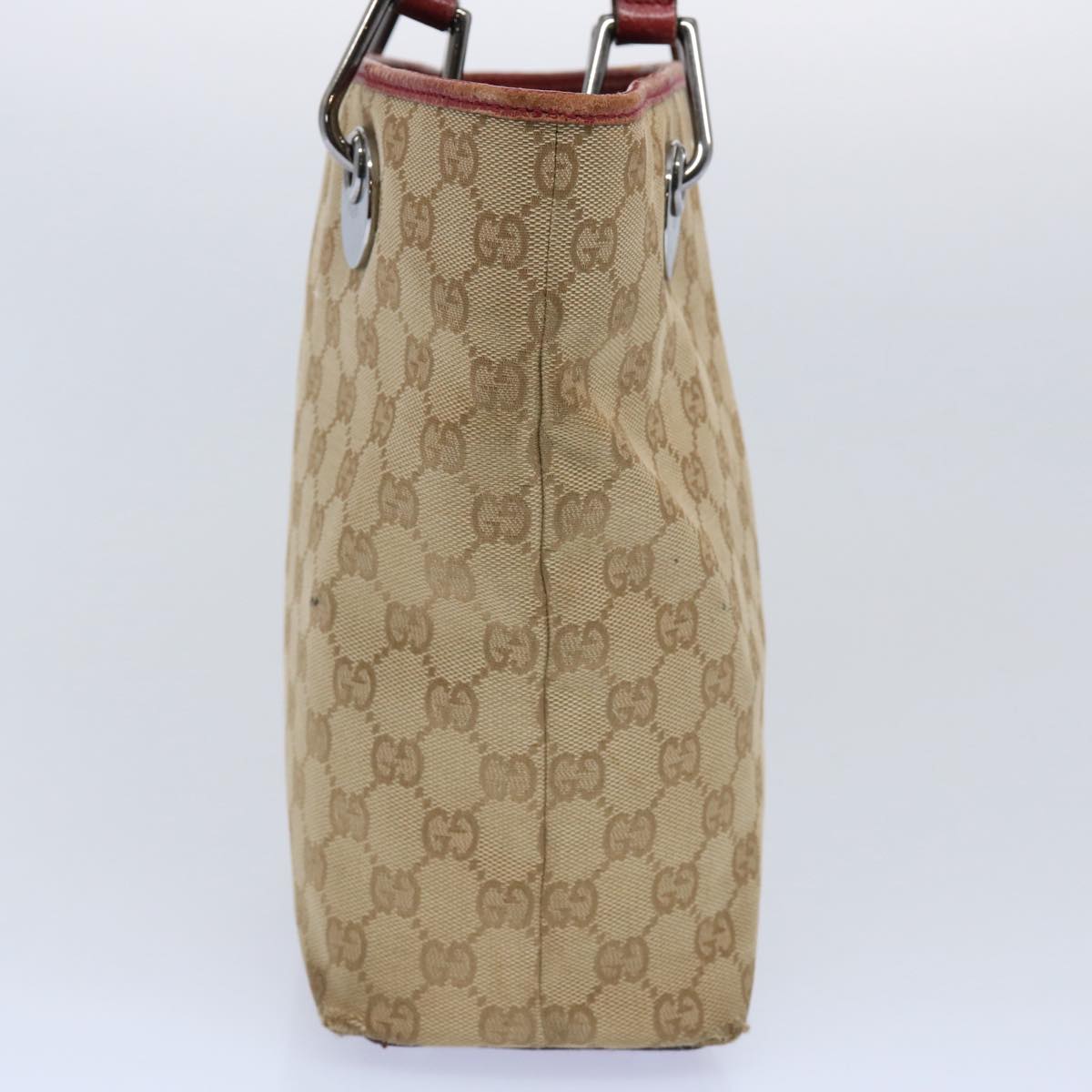 GUCCI GG Canvas Tote Bag Beige 120840 62102
