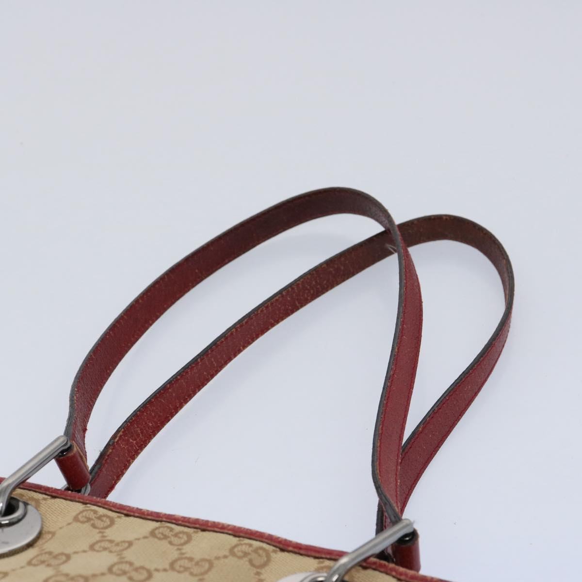GUCCI GG Canvas Tote Bag Beige 120840 62102