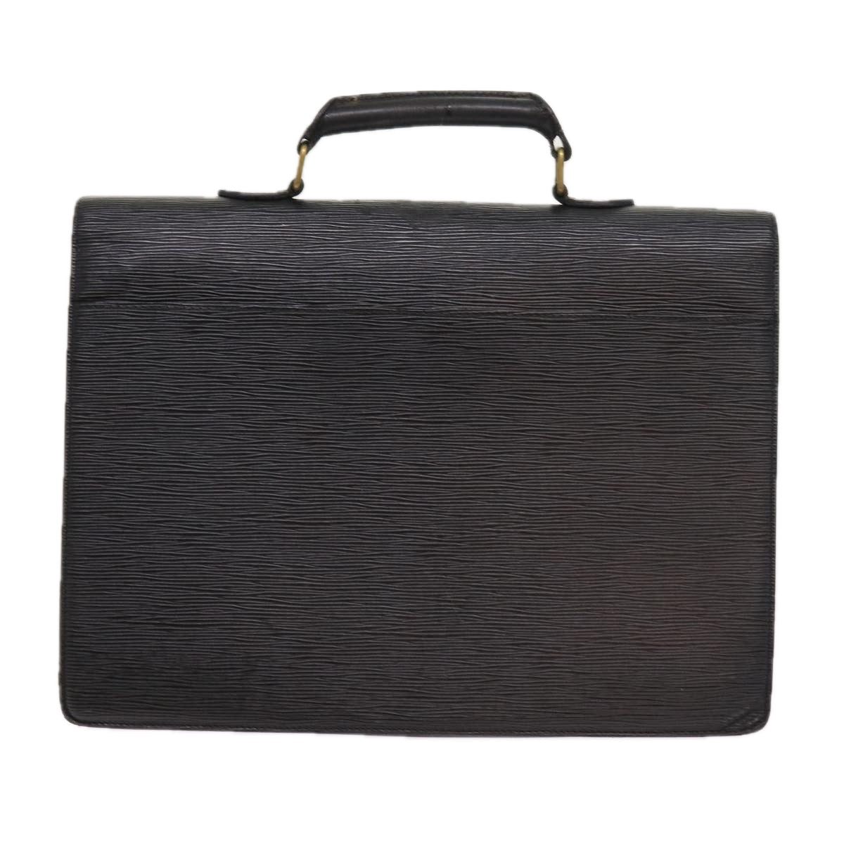 Louis Vuitton Epi Serviette Ambassador Business Bag Black