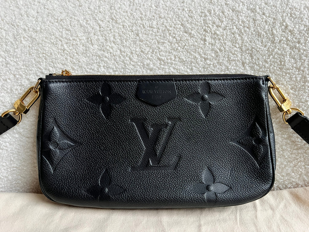Louis Vuitton Multi Pochette Accessoires Black Empreinte (RRP £2140)