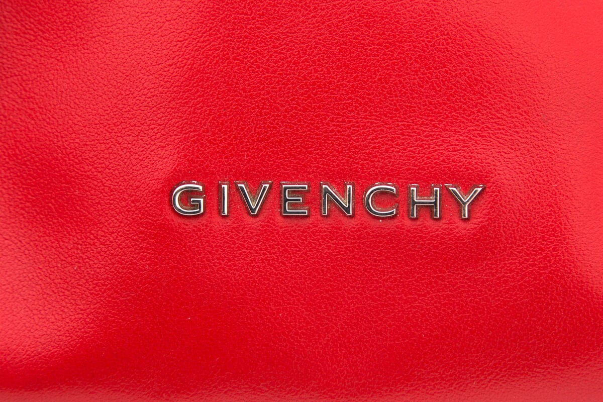 Givenchy Red Leather Mini Backpack