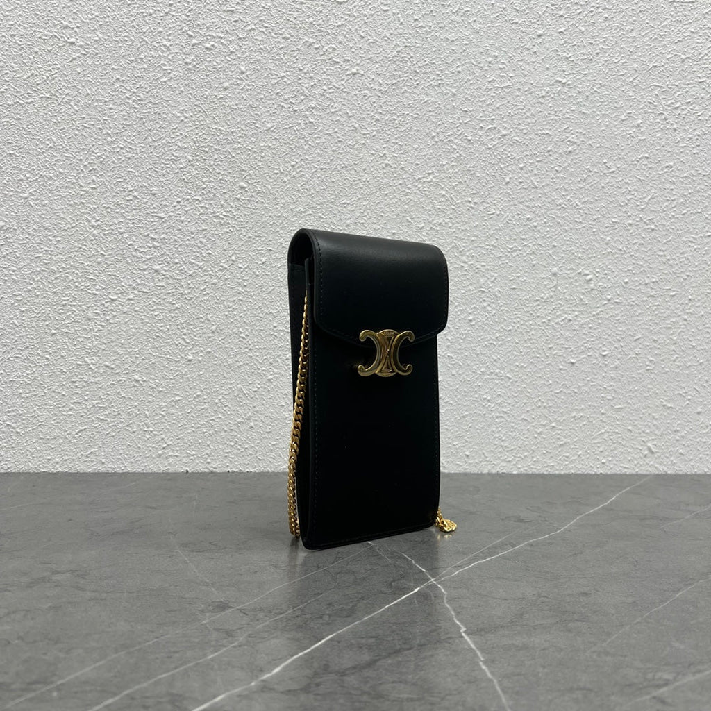 GLAMI Vertical Phone Pouch Black For Women 6in/19cm 10J133DPV.38NO