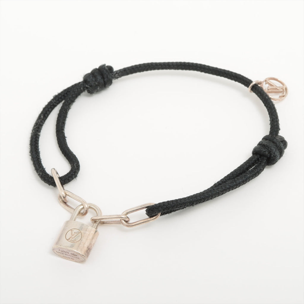 Louis Vuitton Bracelet Lock Armband 925 6.2g Silver