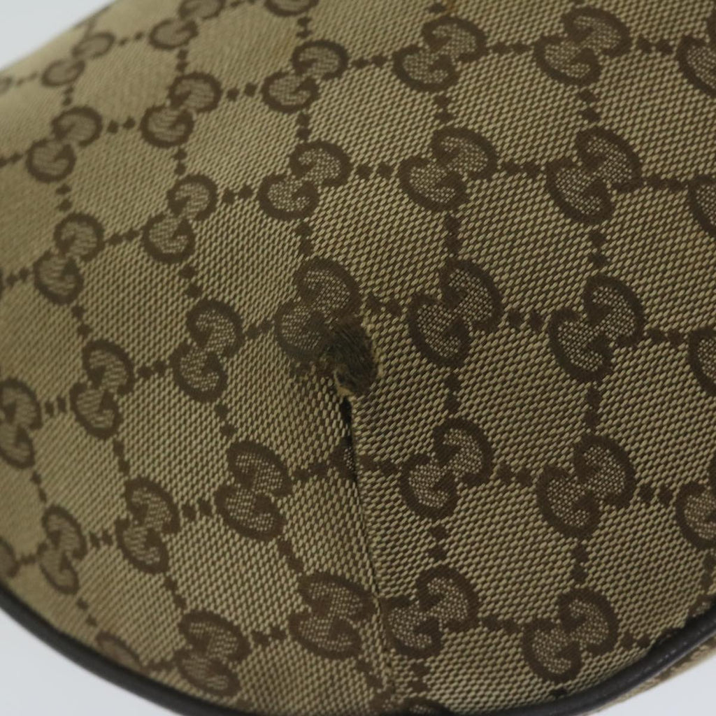 GUCCI GG Canvas Shoulder Bag Beige 181092 62236