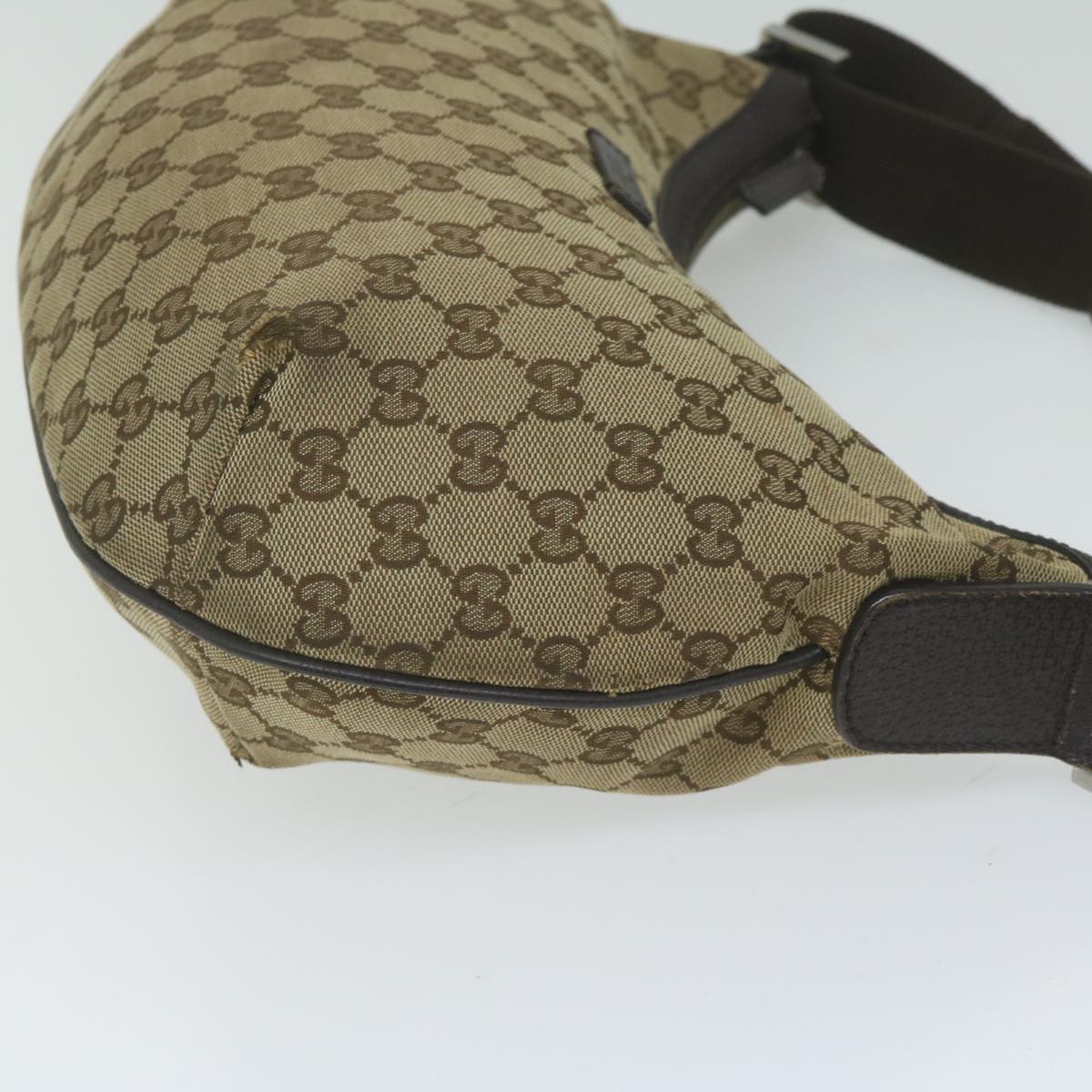 GUCCI GG Canvas Shoulder Bag Beige 181092 62236
