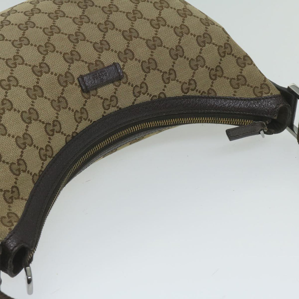 GUCCI GG Canvas Shoulder Bag Beige 181092 62236