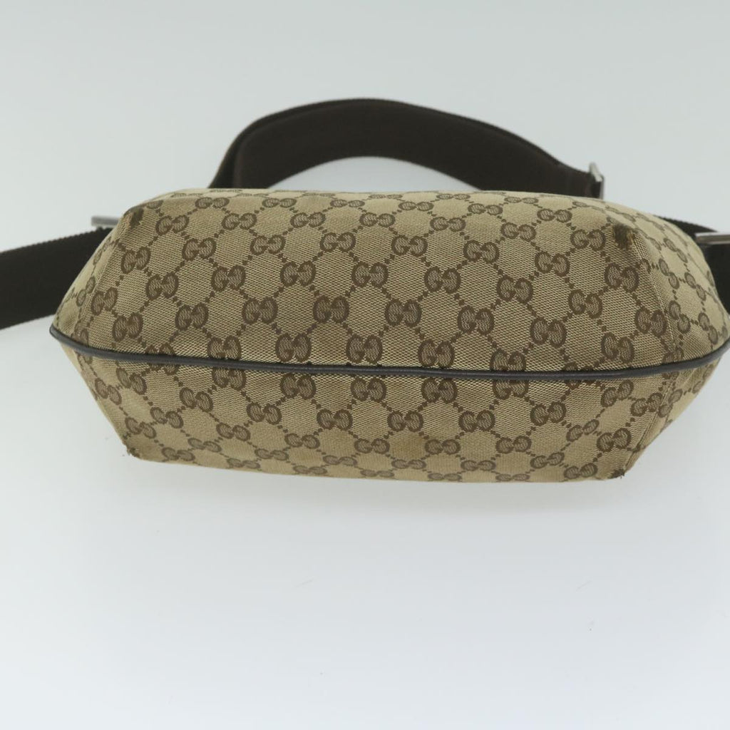 GUCCI GG Canvas Shoulder Bag Beige 181092 62236