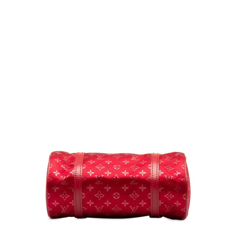 Louis Vuitton Monogram Satin Little Papillon Handbag Mini Handbag M92353 Rouge Red Satin Leather  Louis Vuitton