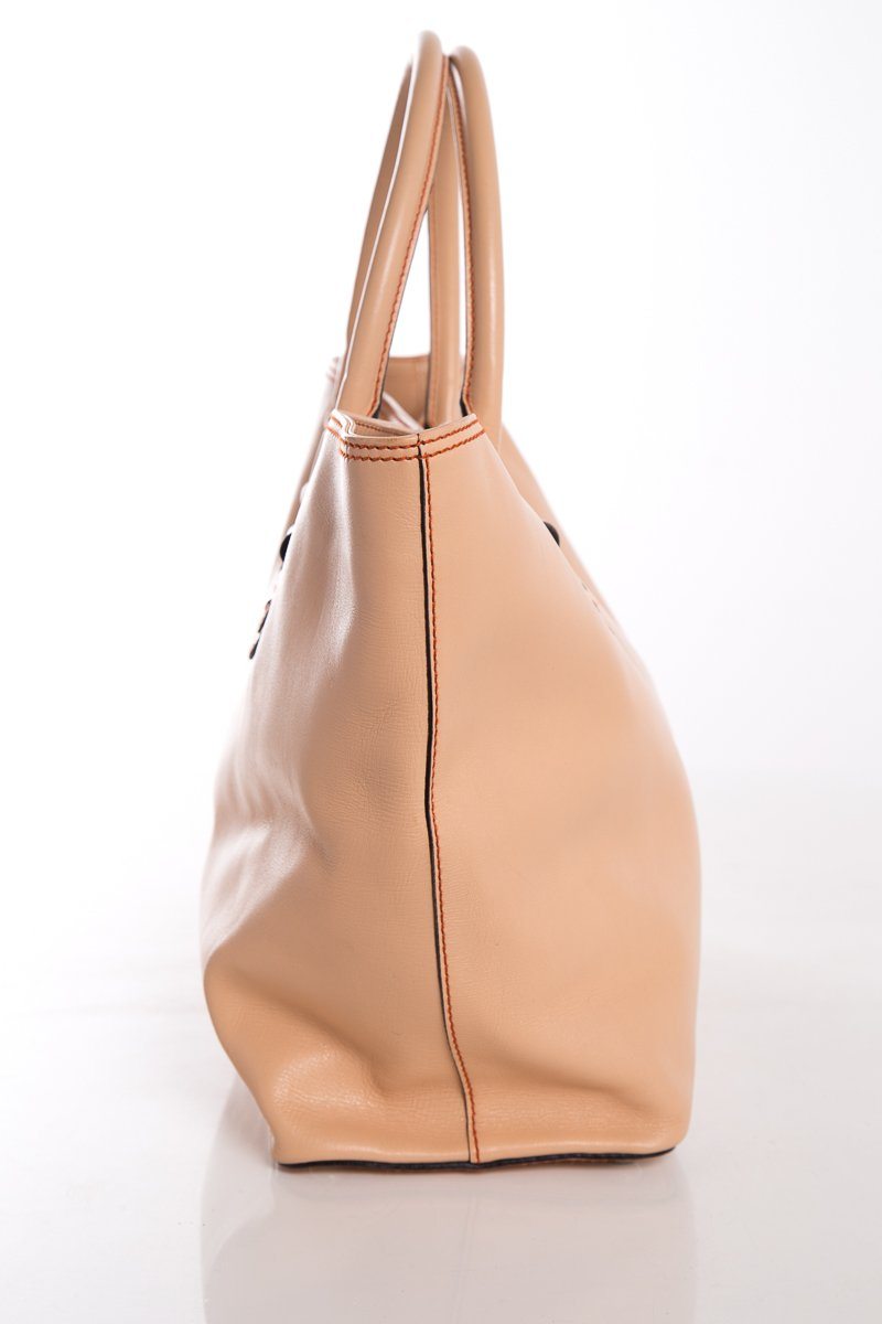 Marc Jacobs Nude Leather Dual Strap Tote