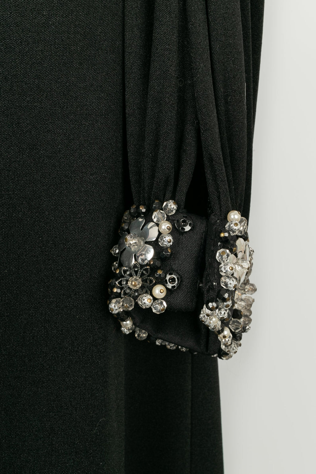 Robe noire en jersey Azzaro