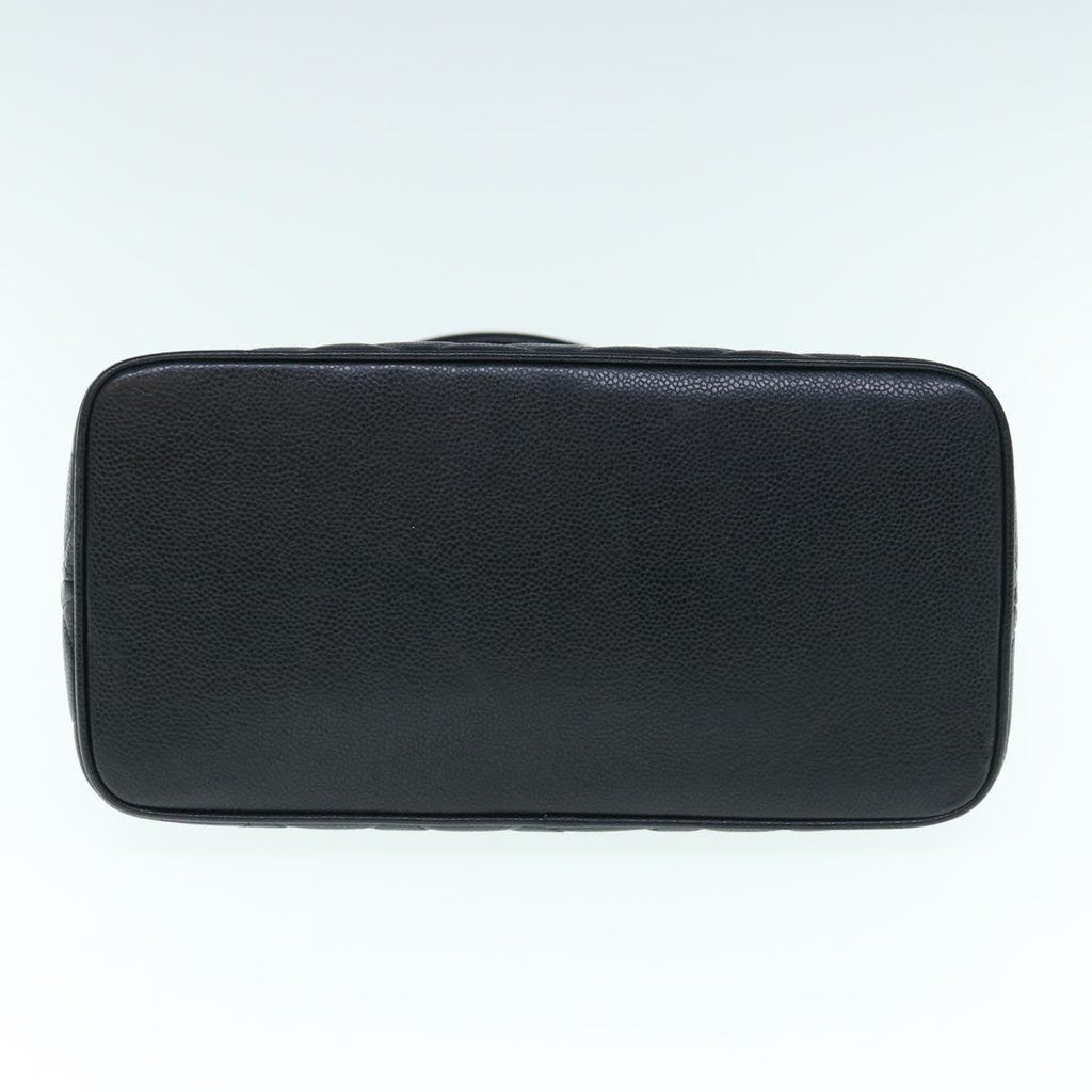CHANEL Tote Bag Caviar Skin Standard Black CC 62895S