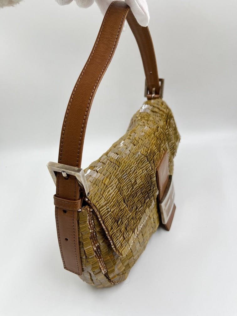 Fendi Beaded Baguette Bag