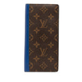 Louis Vuitton Monogram MacArthur Portefolio Brother Long Wallet Brown PVC Leather  Louis Vuitton