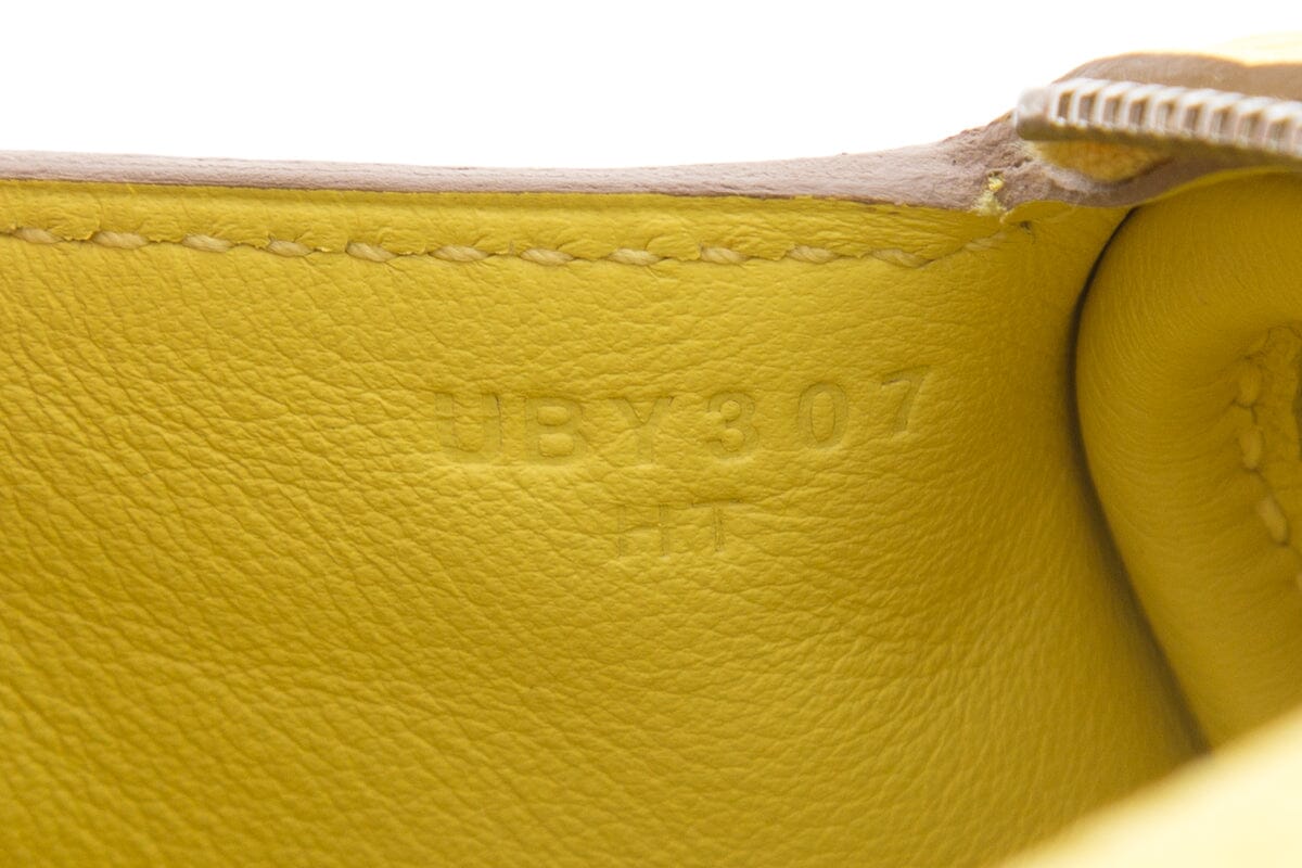HermÃƒÆ’Ã‚Â¨s 2022 Yellow Mini (20) Lindy Handbag