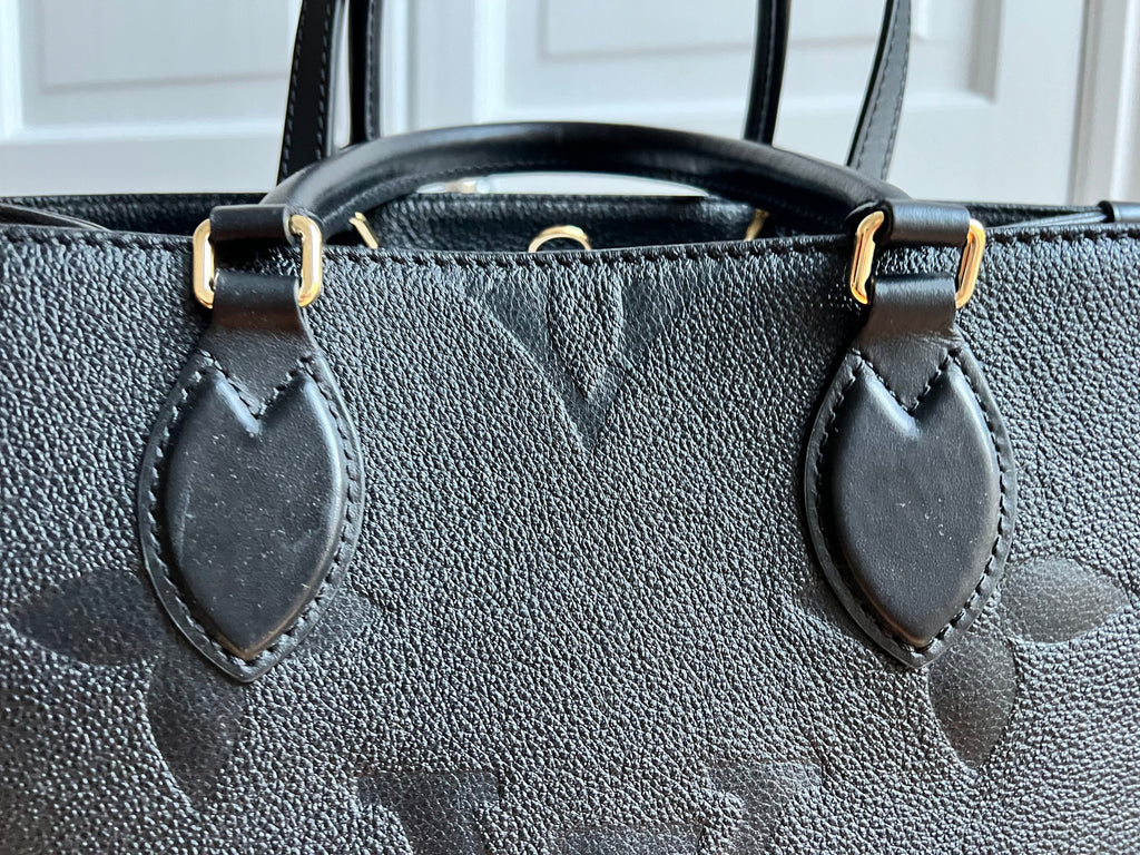 Louis Vuitton On the Go MM Black Empreinte (RRP £2,450)