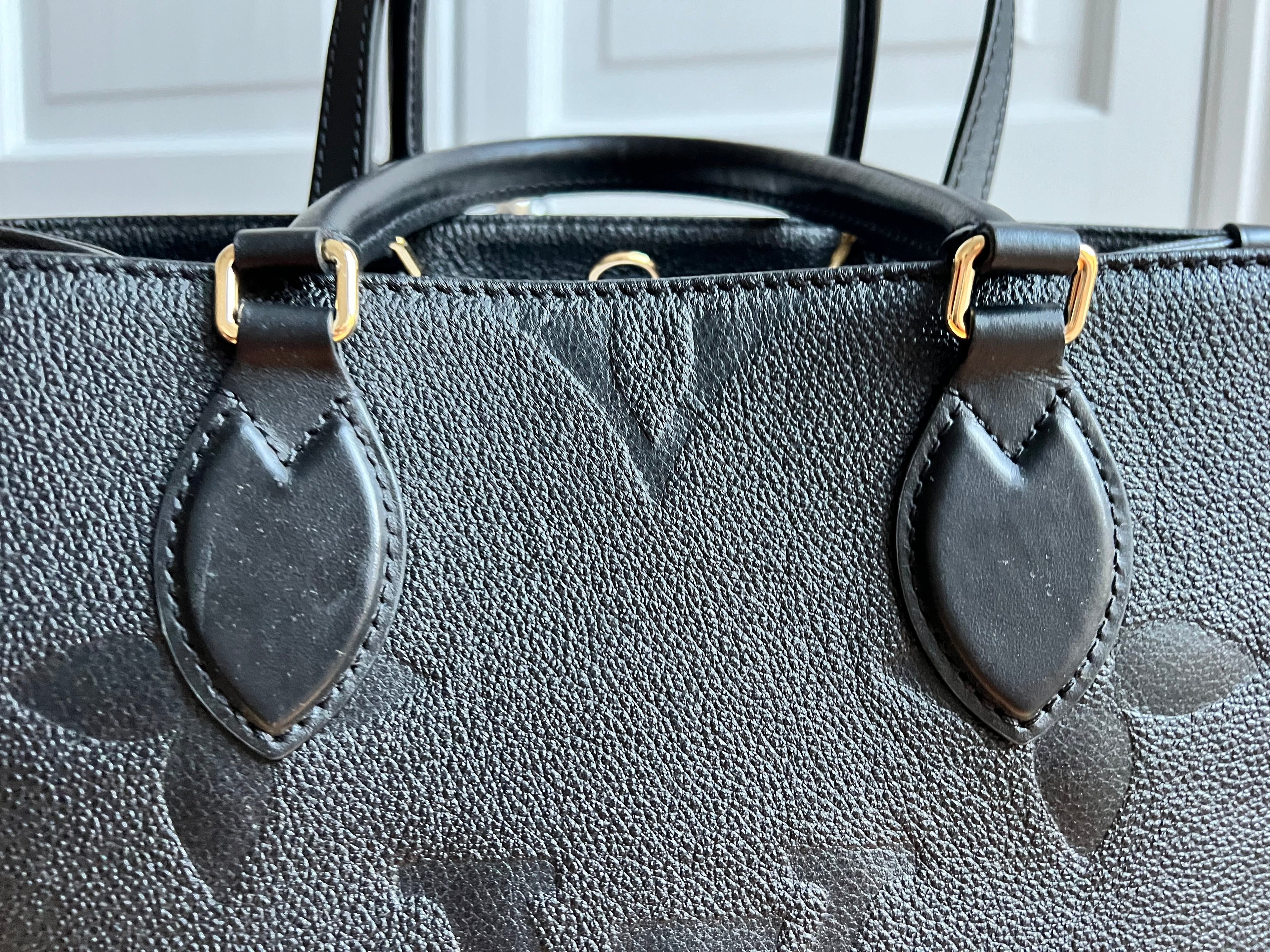 Louis Vuitton On the Go MM Black Empreinte (RRP £2,450)