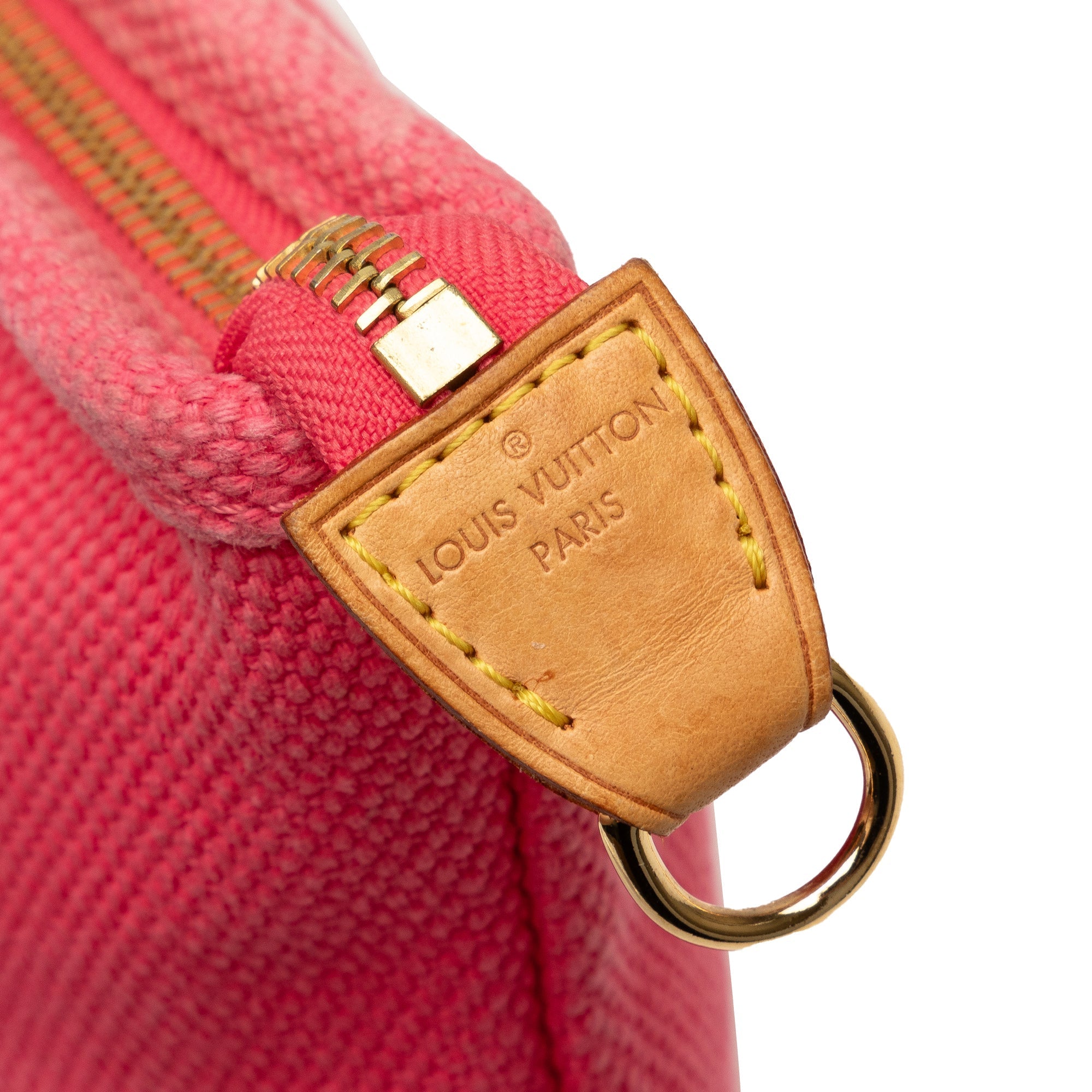 Pink Louis Vuitton Antigua Pochette PM Pouch