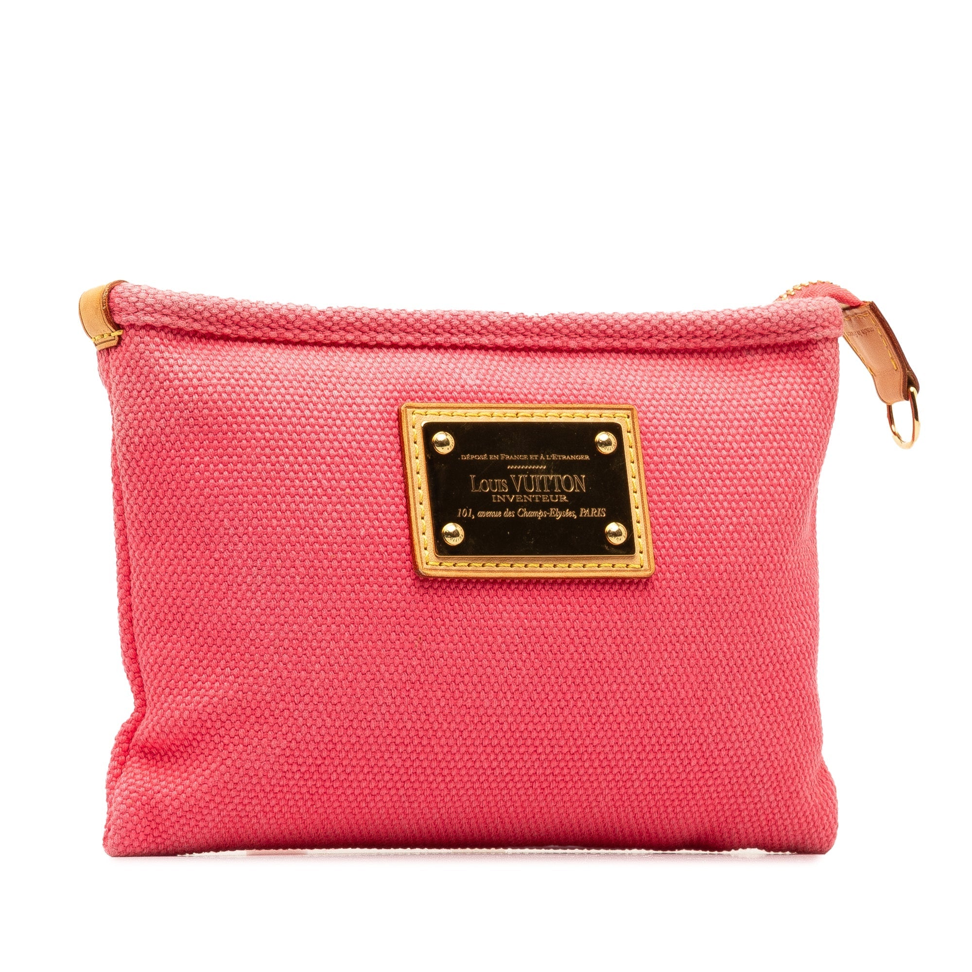 Pink Louis Vuitton Antigua Pochette PM Pouch