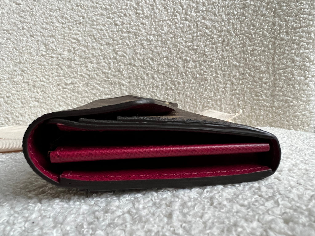 Louis Vuitton Sarah Wallet in Monogram and Fuchsia  (RRP £490)